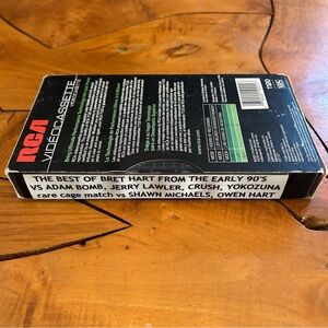 90s Best of Bret Hart vs Adam Bomb, Jerry Lawler, Crush, Yokozuna Rare VHS